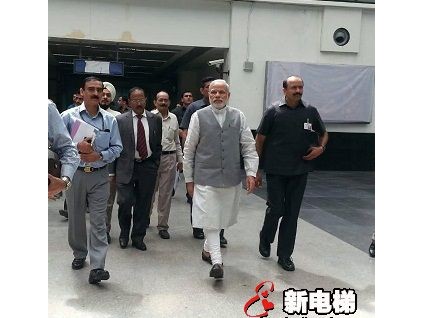 康力印度德里地鐵扶梯項目 順利通過莫迪總理考察