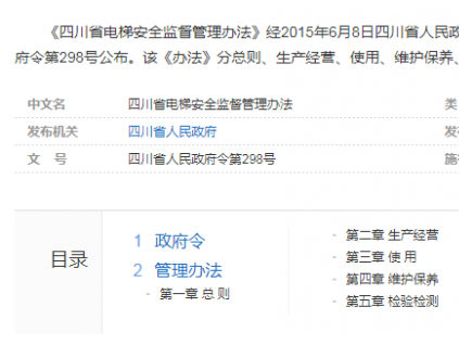 四川省電梯安全監(jiān)督管理辦法