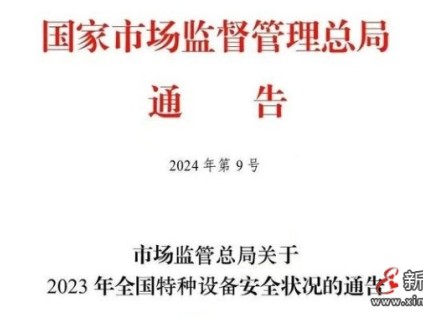 總局通告23年全國特種設(shè)備安全狀況：電梯1062.98萬臺，電梯事故14起13死，電梯檢測機(jī)構(gòu)92家