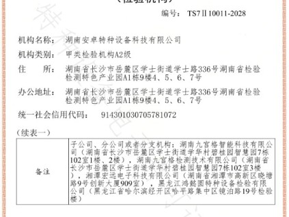 重磅！湖南安卓特種設(shè)備科技有限公司作為唯一的民營企業(yè)獲得了A2級資質(zhì)