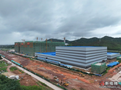 44臺(tái)客貨梯如何支撐68萬(wàn)平智造工廠？菱王電梯為海富科技打造高效物流