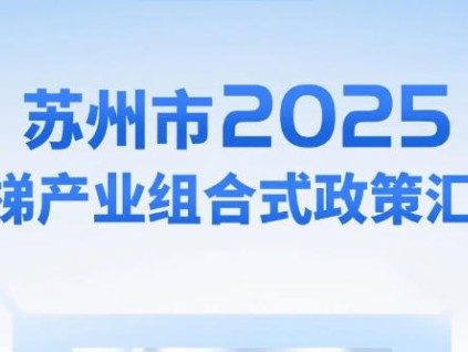一圖讀懂｜蘇州市2025電梯產業(yè)組合式政策匯編