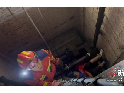 突發(fā)！溫州工人電梯墜落卡二樓 電梯零件插入后背