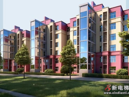 寧夏中衛(wèi)高質(zhì)量城市更新項(xiàng)目@33臺康力電梯